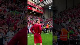 BOBBY FIRMINO LAST GAME AT HOME 😭 CROWD CHANTS THE BOBBY FIRMINO SONG quotTHERE SOMETHING THAT KOPquot [upl. by Eelnodnarb]