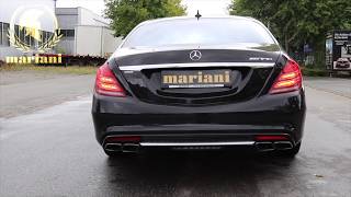 Mercedes S63 AMG W222 I Klappenauspuff by mariani Tuning [upl. by Caldera]