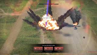 War Thunder F4U4B Corsair VS Airfield AA  F4U Stock Grind Part 5 [upl. by Anirtac]