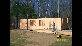 16x36 Shed built in Ellington CT [upl. by Cirek]