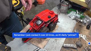 Ever Wondered What A Low Compression Chainsaw Starts amp Runs Like Homelite Super XL925 [upl. by Edgar3]