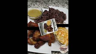 Griot Black BeansampRice W Pikliz griot haitiangriot pikliz blackbean rice dinner haitiandish [upl. by Corly789]