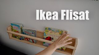 Ikea Flisat wooden wall storage [upl. by Adlez286]