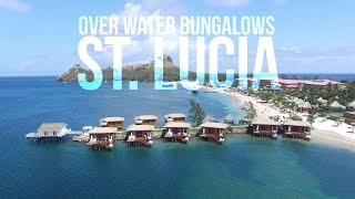 Sandals St Lucia Overwater Bungalow Tour [upl. by Attennaj]