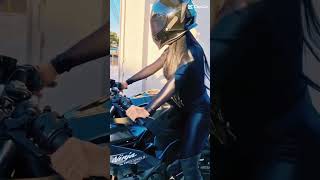 mulhergato catwoman bikergirl ridergirl music traveltheworld travelphotography travelling [upl. by Gnuhn631]