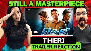 Theri Trailer REACTION  Thalapathy Vijay 🔥  Samantha Prabhu  ATLEE [upl. by Adnilreh]