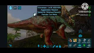 how to tame a bronto in ark mobile [upl. by Elahcim687]