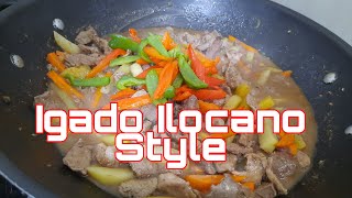 How To Make Igado Recipe In Ilocano Style  Violeta Madarang Vlog [upl. by Akinet485]