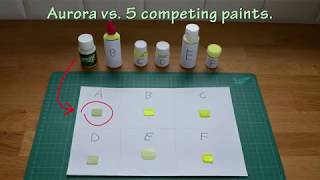 Glow In The Dark Paint Comparison [upl. by Aleina]