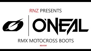 Oneal RMX MX Boots Review GEAR HOUSE EP2 [upl. by Mindi]