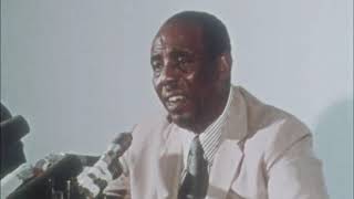 Somalian President Siad Barre Warns the USSR Against Involvement in the Ogaden War  Nov 1977 [upl. by Lezirg58]