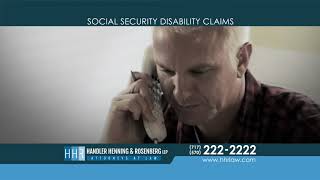 Let HHR Help With Your Social Security Claim  Handler Henning amp Rosenberg [upl. by Hedwiga752]