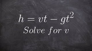 Learn how to solve literal equations [upl. by Ragnar]