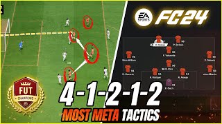 Best Post Patch 41212 Custom tactics in Elite Division and Fut Champs FC 24 Ultimate Team fc24 [upl. by Harrod980]