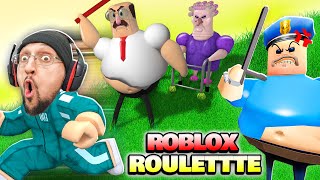 Roblox Barrys Prison Run From Grumpy Gran All the Best Games in 1 FGTeeV Roulette [upl. by Jain845]