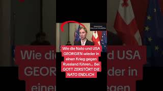 Manipulierte 🗳️WAHLEN in 🇬🇪GEORGIEN Und im Hintergrund die Ami und NATO Flagge 🤮🤮🤮 [upl. by Norita720]