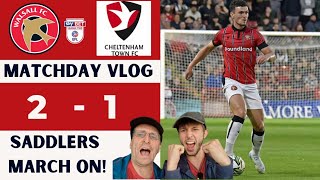 Walsall 2 Cheltenham 1 Matchday Vlog 😄 [upl. by Palila]