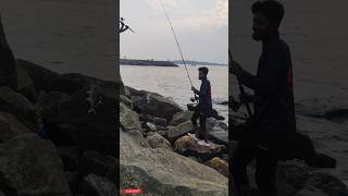 Jigging kings my friend and me 🥰🥰💥 fishing lure angler [upl. by Yecnay]