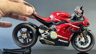 Ducati Superleggera V4  Motorcycle Model 112 TAMIYA [upl. by Tol]