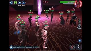 SWGOH Squad Arena Imperial Remnant Captain Enoch vs Inquisitorious [upl. by Hintze]