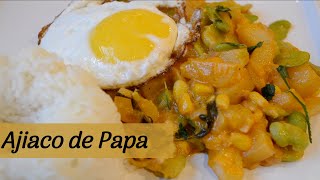 Ajiaco De Papa ∆ Cocina Peruana [upl. by Ailhad134]