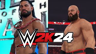 FULL MATCH Gameplay  Roman Reigns vs Braun Strowman  WWE Hell in a Cell 2018 [upl. by Durno831]