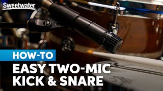 How to Use Two Mics on One Drum for Astounding Results Kick amp Snare Edition [upl. by Inirt]