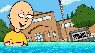 Caillou Turns the School into a Pool [upl. by Barnaby]