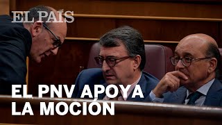 El PNV apoya la MOCIÓN DE CENSURA a Rajoy [upl. by Kellina]