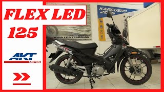 🔴AKT FLEX LED 125 SEMIAUTOMATICA 2024Ficha técnicaPrecioCaracterísticas generales aktmotos [upl. by Ikila]