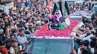 Aseefa Bhutto zardari in lyari elections 2024 [upl. by Ak416]