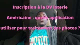 Quelle Application doisje utiliser pour traiter ma photo DV [upl. by Akalam]