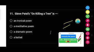 Gieve Patels quotOn Killing a Treequot is [upl. by Eendyc]