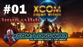 XCOM EW  01 Long War Long War Impossible Ironman Mods FR Commentary [upl. by Ahsinnod]