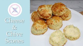 Cheese and Chive Scones Recipe [upl. by Irok]