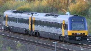 Cityrail Passenger Trains in Country NSW  Endeavour DMU Railcars  Australian Trains and Railroads [upl. by Vevay99]