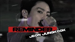 Reminder  The Weeknd Rock version JUNGKOOK ROCKSTAR FMV COLLAB [upl. by Jemena354]