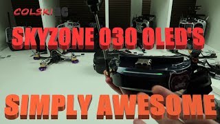 SKYZONE O30 OLED FPV GOOGGLES REVIEW [upl. by Eesyak]