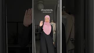 New hijab style 👆 hijab hijabstyle hijabtutorial hijabers shorts [upl. by Niel]