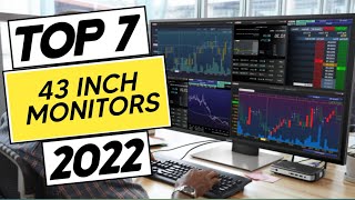 Top 7 Best 43 Inch Monitors in 2022 [upl. by Shurlock]