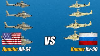 25 Russian Ka50 vs 25 US Apache AH64D  DCS WORLD [upl. by Nylla670]