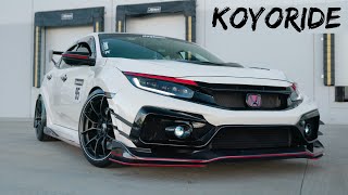 The power of dreams  Varis FK8 Civic TypeR  KOYORIDE 4K [upl. by Ahseinat]