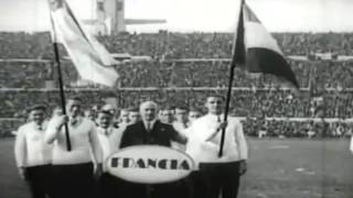 Cerimônia de Abertura da primeira Copa do Mundo 1930 [upl. by Anesuza]