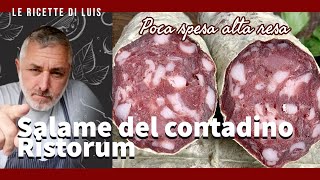 Salame al naturale del Contadino fatto da un norcino [upl. by Oigile253]