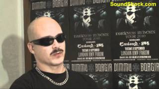 Dimmu Borgir Interview with quotGalderquot at SoundShockcom Part 1 of 2 [upl. by Harriette]