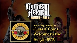 Guitar Hero III Welcome to the Jungle letra en español  Guns N Roses [upl. by Ellehcit807]