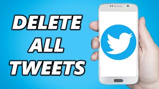 How to Delete All Tweets on Twitter at Once [upl. by Ymorej]