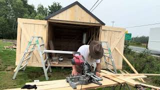 Trying out my new Stetson hat and installing batten boards [upl. by Jezrdna27]