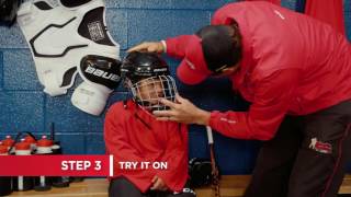 How To Fit a Hockey Helmet 7 Steps [upl. by Oren]