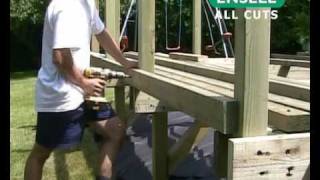 How to Build a Deck Part 05 Subframe Cont How to Build a Timber Garden Deck with QDeck Products [upl. by Avilo]